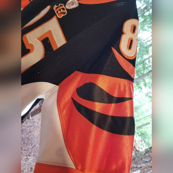 Mitchell & Ness NFL Throwbacks Jersey T Shirt Cincinnati Bengals Johnson Large - Picture 5 of 8
